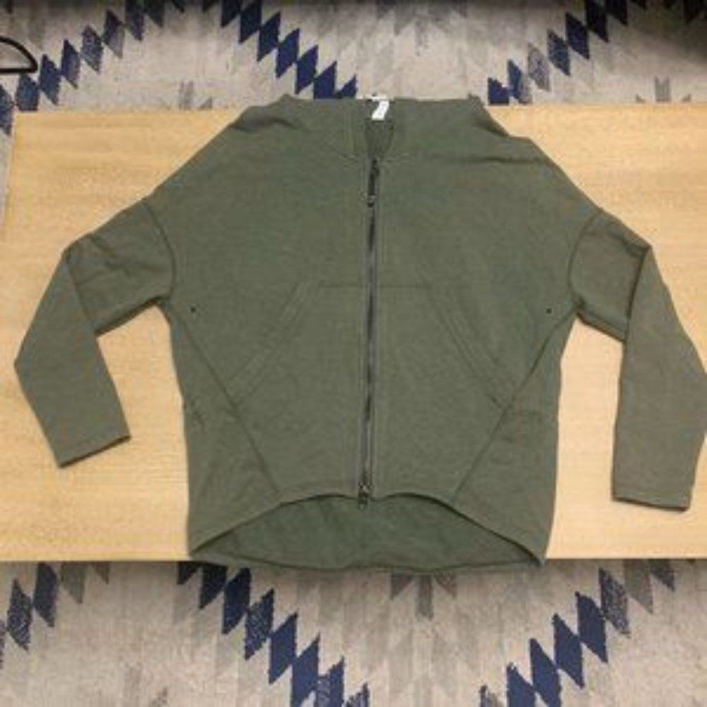 Lululemon Green Zip-up Hoodie